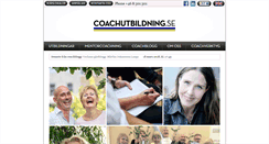 Desktop Screenshot of coachutbildning.se