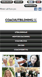 Mobile Screenshot of coachutbildning.se